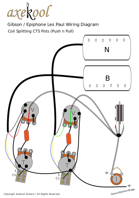 Gibson Epiphone Les Paul Coil Splitting Wiring Diagram 2934