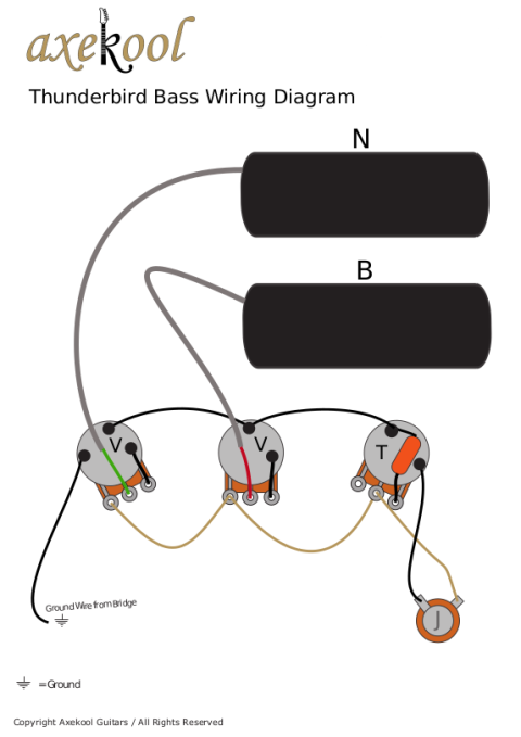 Gibson & Epiphone Thunderbird Bass Wiring Diagram Fitting Guide