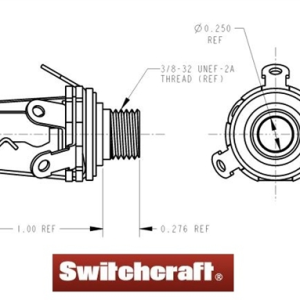 Jack Socket SC-12B Switchcraft Stereo Jack Socket