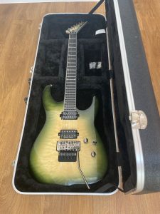 Jackson Soloist Pro Series - SL2Q MAH AB Alien Burst Green