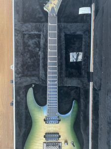 Jackson Soloist Pro Series - SL2Q MAH AB Alien Burst Green