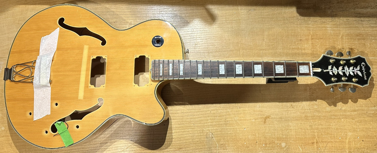 Epiphone Emperor Joe Pass 2003 Complete Overhaul, Restoration