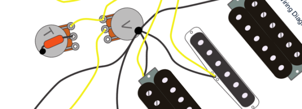 Ibanez HSH 3 Pickup Wiring Diagram & Fitting Instructions