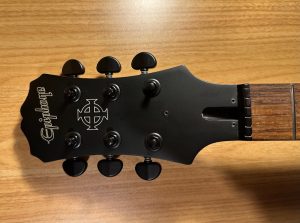 Epiphone Les Paul Gothic Satin Black Complete Upgrade