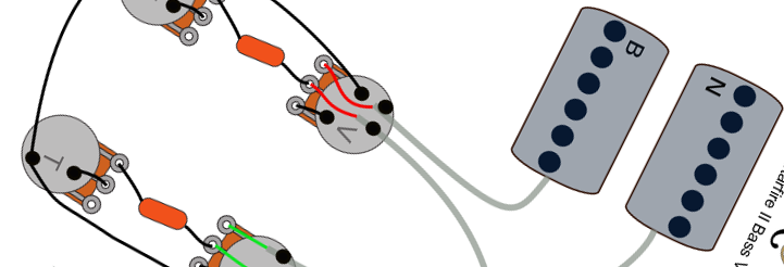 Guild Starfire II Bass Vintage Wiring Diagram & Fitting Instructions
