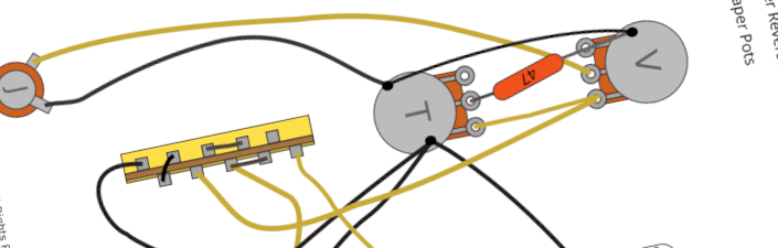 Fender Telecaster Reverse Left Handed 4 Way Switch Wiring Diagram & Fitting Instructions