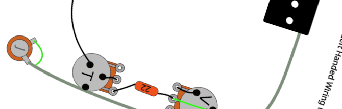 Epiphone & Gibson Les Paul Junior Left Handed Wiring Diagram & Fitting