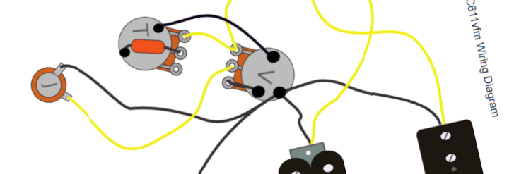 Yamaha Pacifica PAC611vfm Wiring Diagram & Fitting Instructions