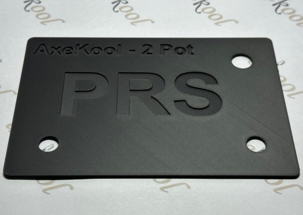 PRS 2 Pot Wiring Template