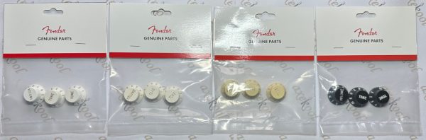 Fender Original Replacement Parts Stratocaster knobs for CTS Pots (4 Colours)