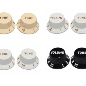 Fender Original Replacement Part Stratocaster knobs for CTS Pots (4 Colours)