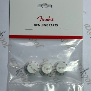 Fender Original Replacement Parts Stratocaster knobs for CTS Pots White