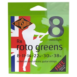 Rotosound R8 Electric Guitar Strings Gauge 8-38 / R8 Strings